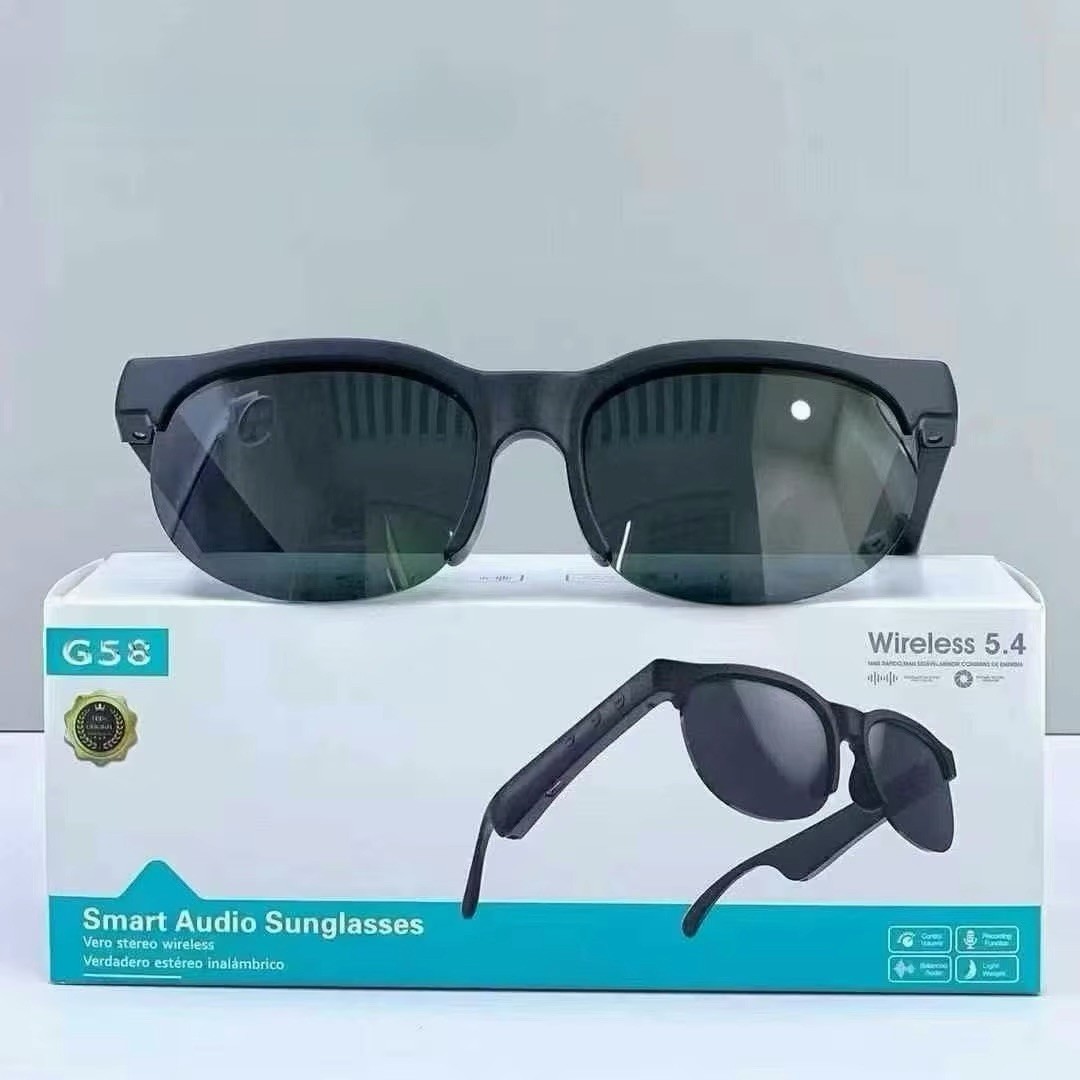 G58 Pro Smart Audio Sunglasses Wireless Bluetooth AI Recording Balanced Audio