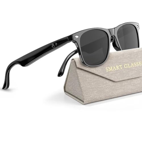 AI Smart Glasses for Men & Women, Real-Time Translation 164 Languages, 50H Batte