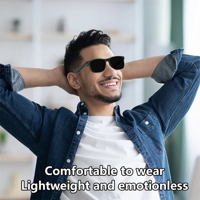 Lenovo AI Smart Glasses 8K Camera Voice Assistant Bluetooth Touch