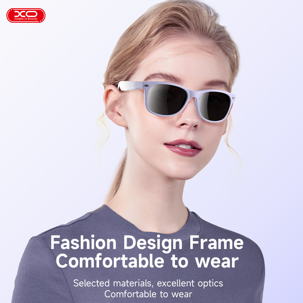 XO Girl Smart Glasses Bluetooth Call & Audio Outdoor Sunglasses Voice Assistant
