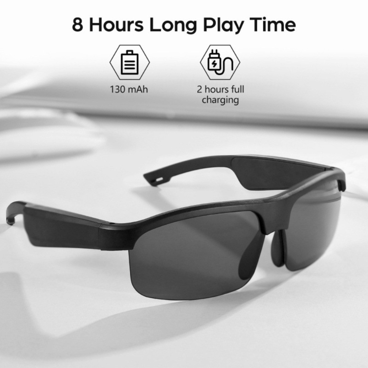 Smart Glasses Bluetooth Audio Glasses for Men Women – Calls & Music,Driving