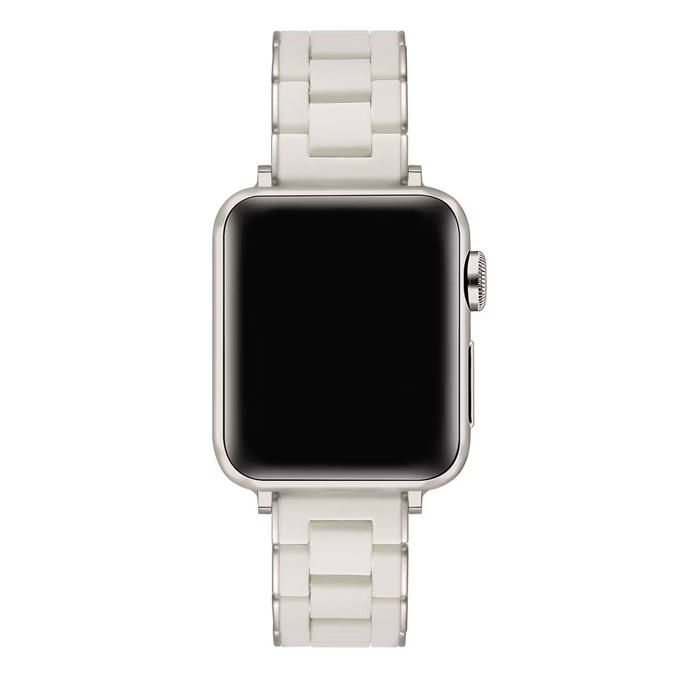 Posh Tech Orla Silicone Steel Band for Apple Watch – Beige