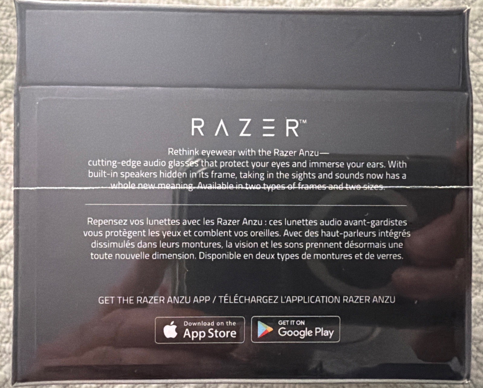 Razer Anzu Round Large Bluetooth Smart Glasses Brand New