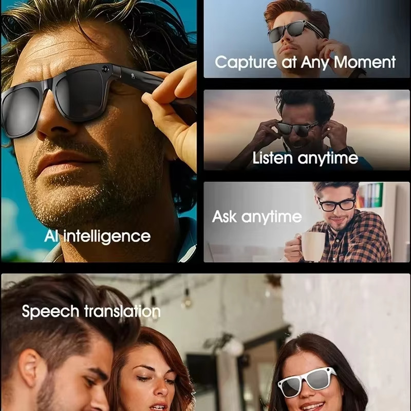 ✅Xiaomi 8K AI Smart Glasses – 100MP Camera, Touch, Bluetooth, Video & Music