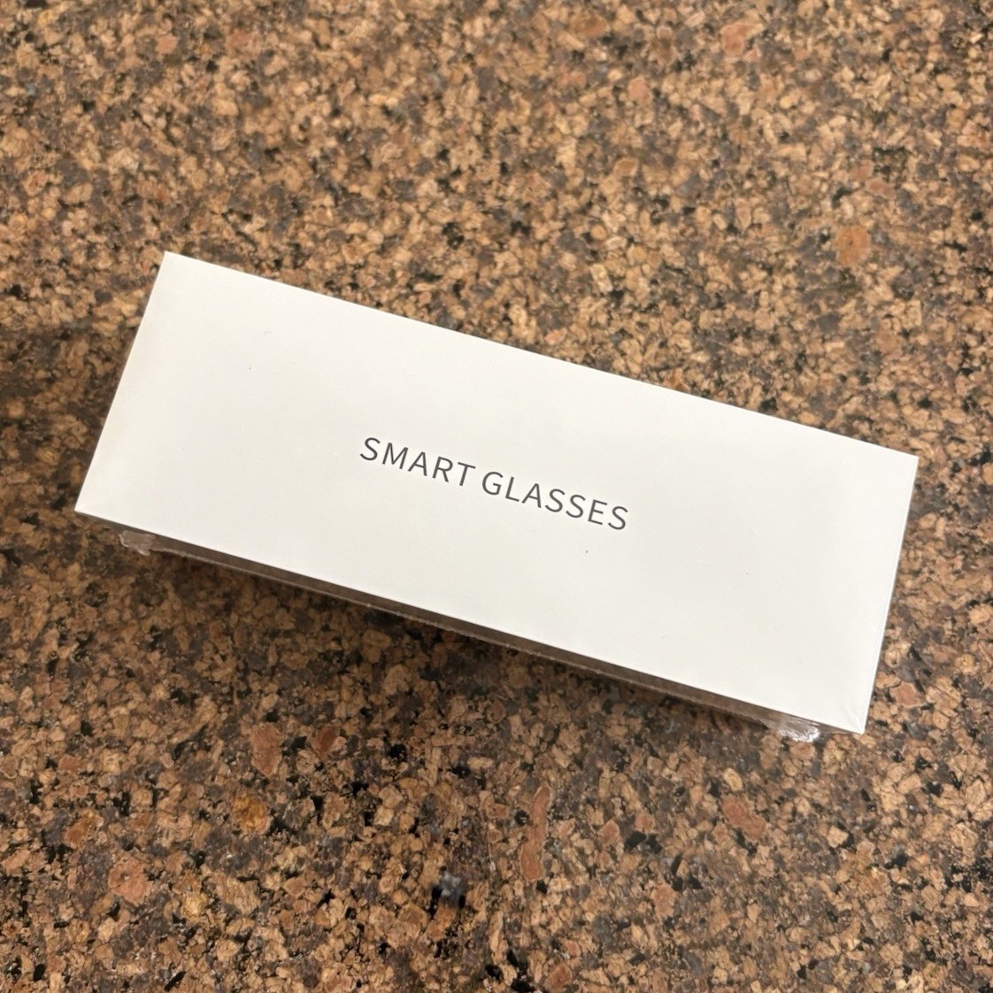 Smart Glasses Black Frame Eyewear w/ USB Charging Cable, Manual & Box