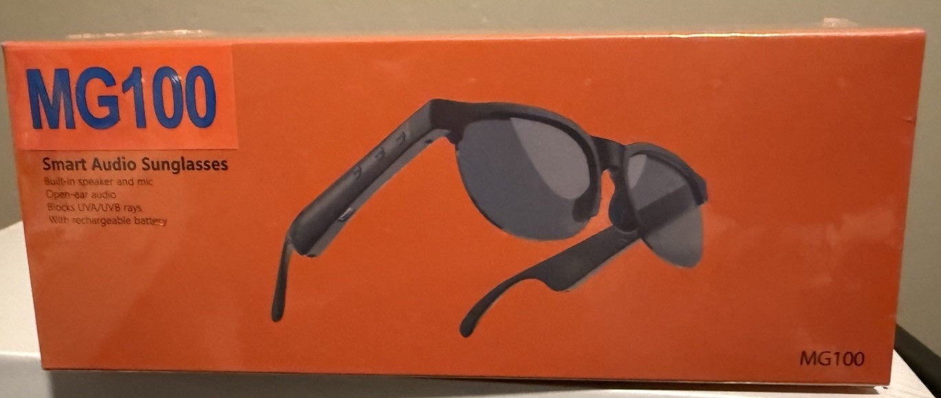 MG100 Smart Audio Sunglasses Wireless Bluetooth Glasses MG100 Black