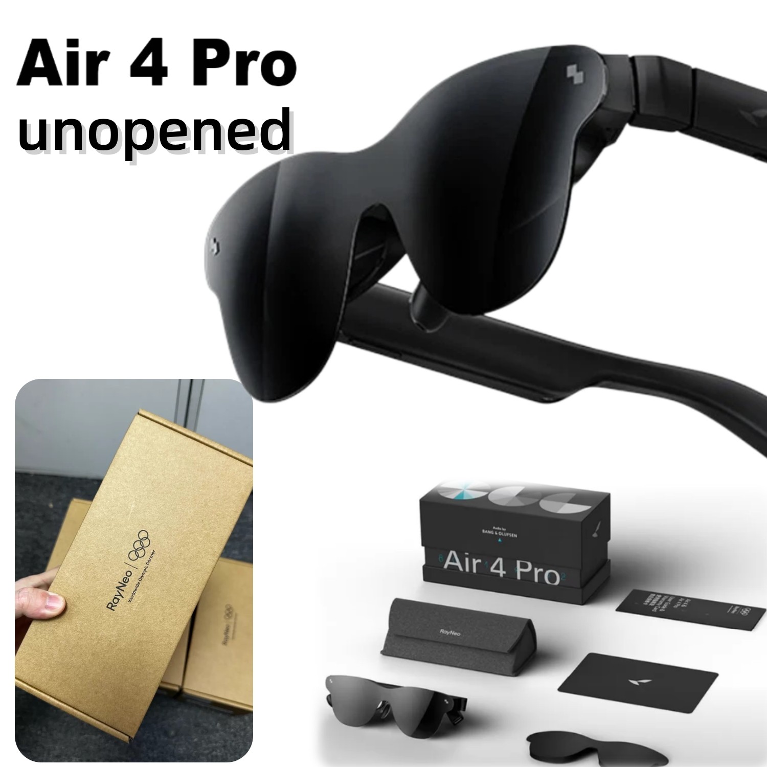 RayNeo Air 4 Pro Smart AR Glasses 120Hz 1200 Nits HDR10 for Gaming