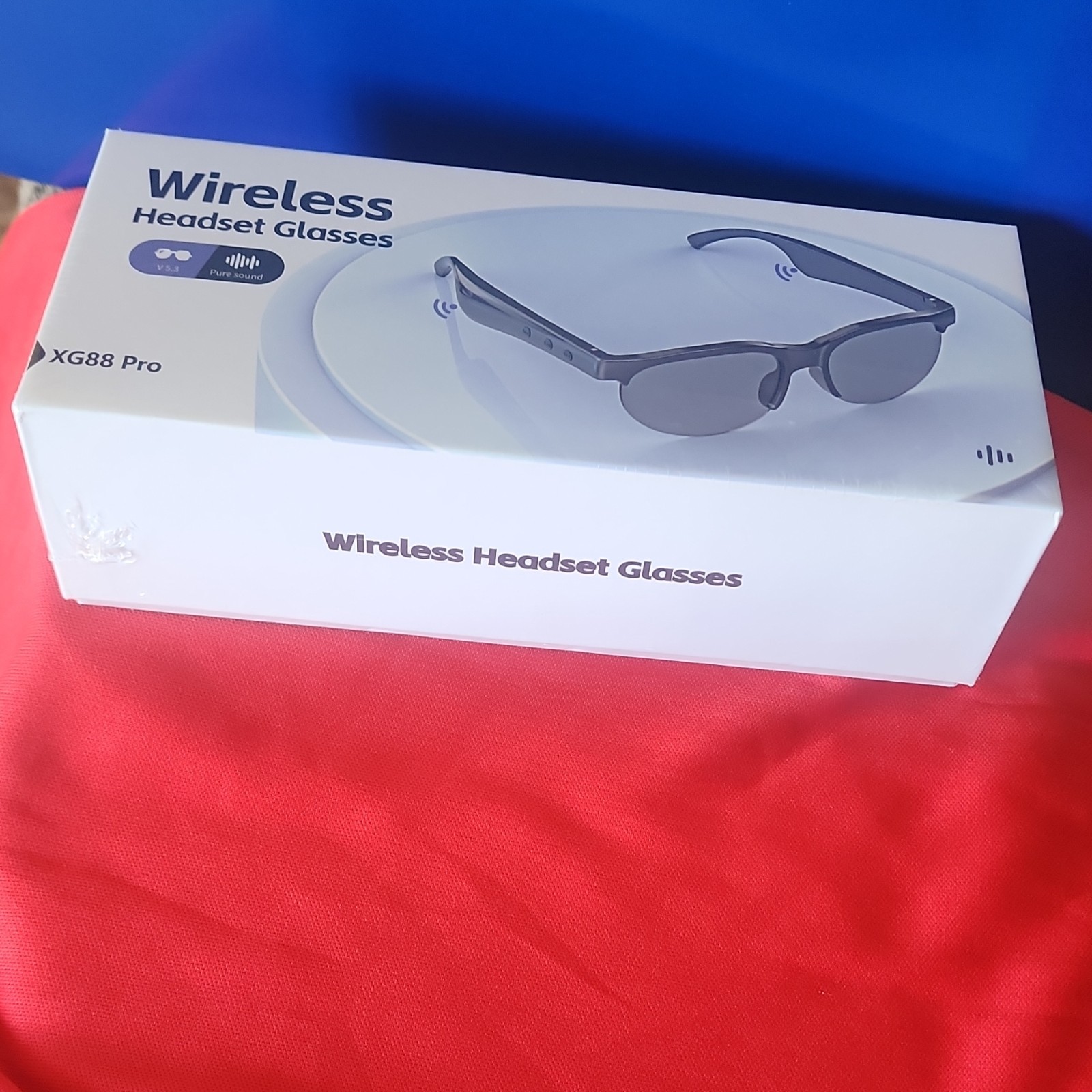 XG88 Pro Bluetooth Smart Glasses Wireless Headset Glasses – Black