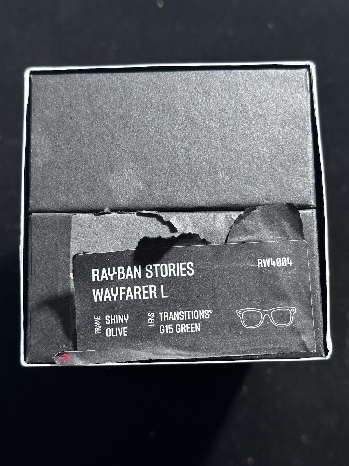 Ray-Ban – Stories Wayfarer Smart Glasses 50mm – Shiny Olive/Transitions G-15