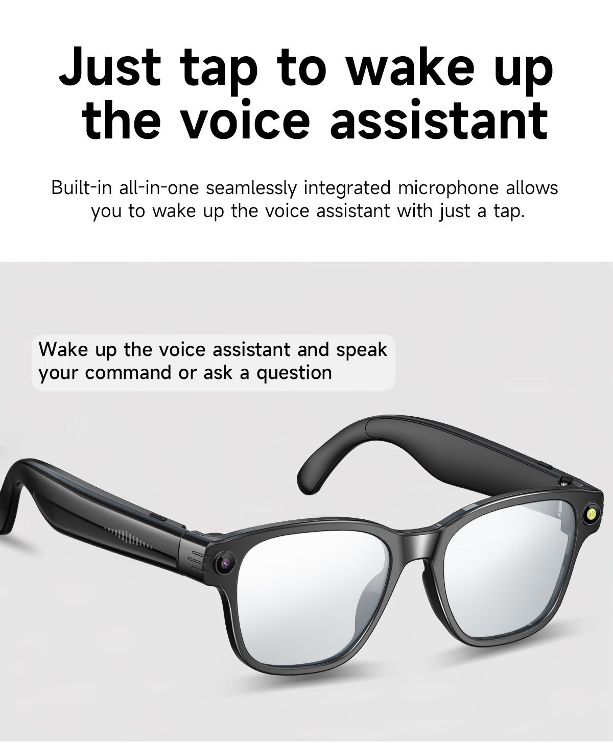 L801 AI Smart Glasses Camera/8 Million Pixels/Video Recording/AI Translation vhy