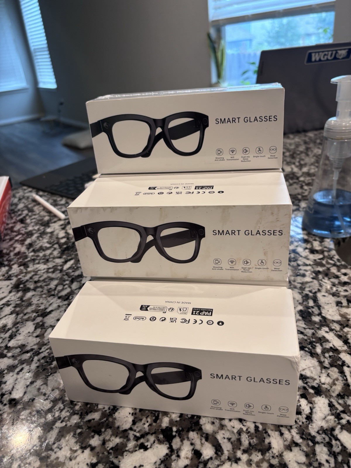 6 HEY CYAN Smart Glasses LOT BULK DEAL