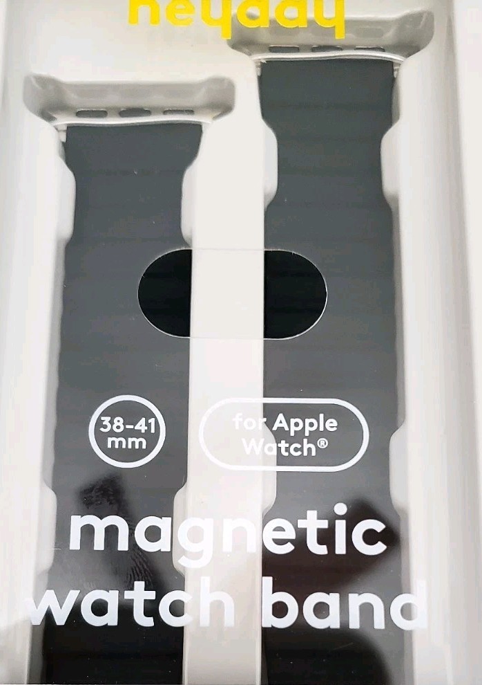 Apple Watch Faux Leather Band 42/49 /41mm For Apple Watch – heyday Black New