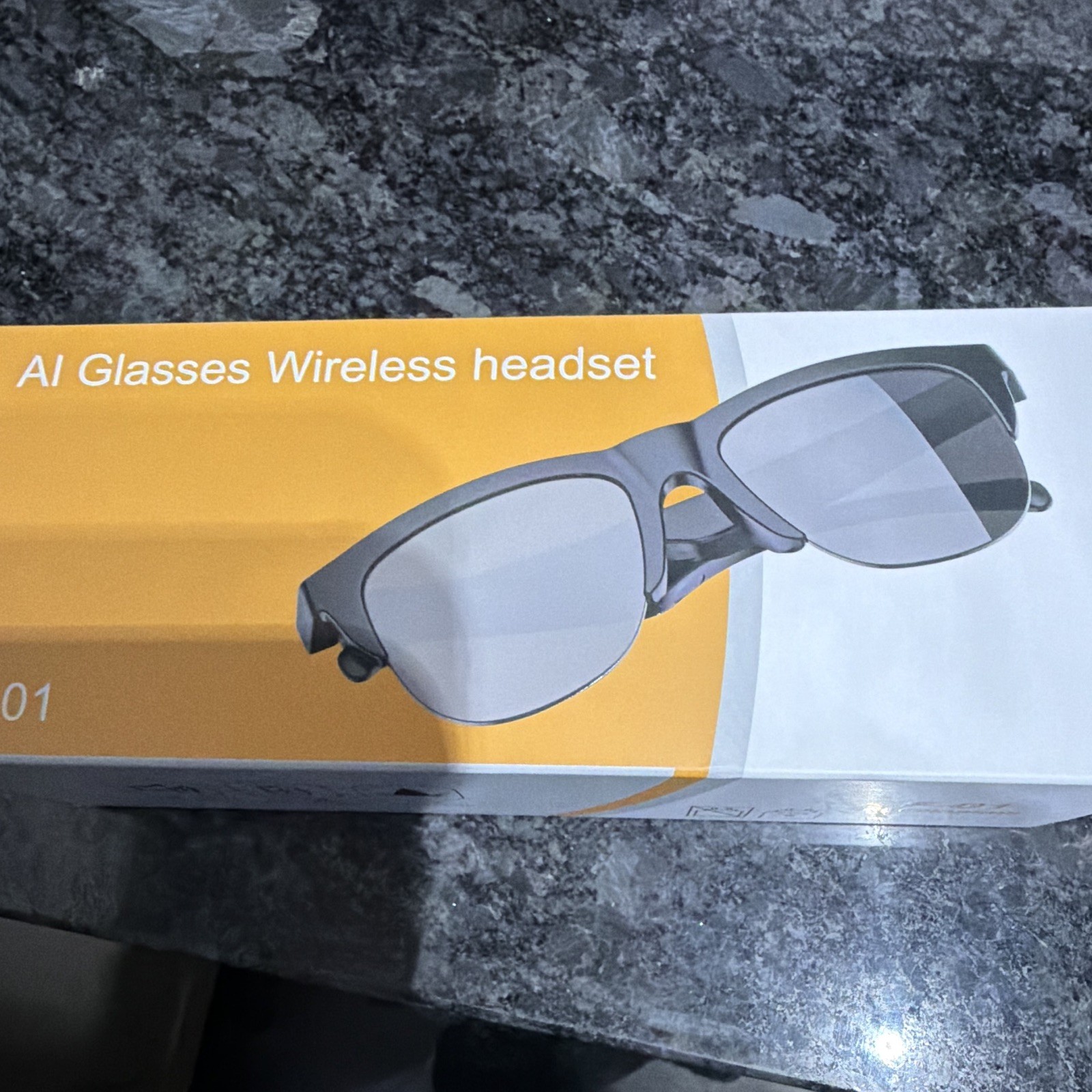 F-01 AI Smart Glasses Bluetooth Wireless Headset, Wireless Glasses
