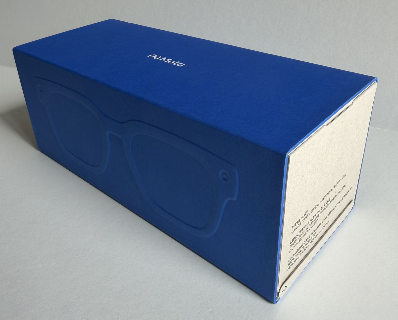 META FURY AI Smart Glasses Mahogany Frames / Green Lenses NEW!