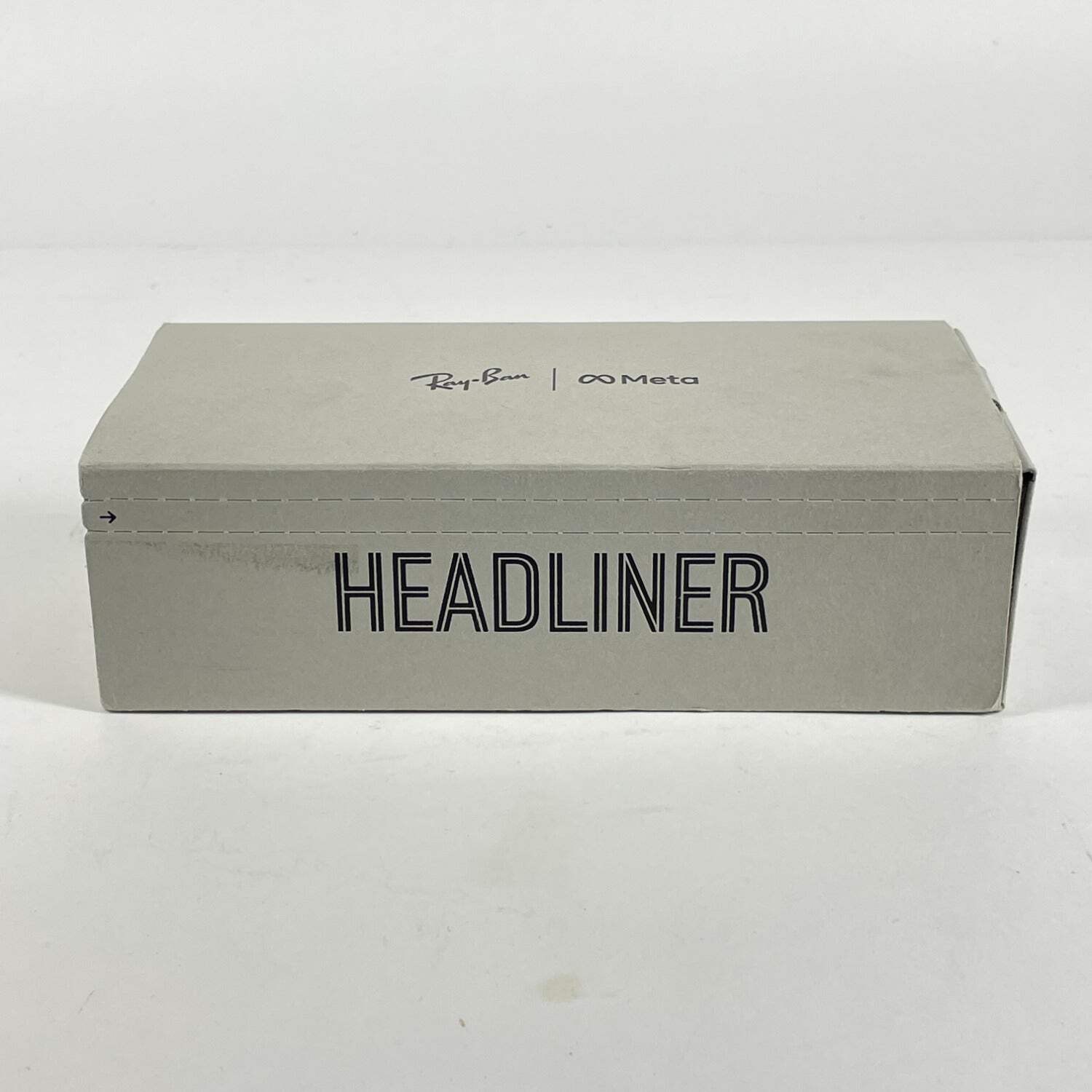 Ray-Ban Meta Headliner Gen 1 Shiny Black Standard RW4009 601/SB50 Smart Glasses