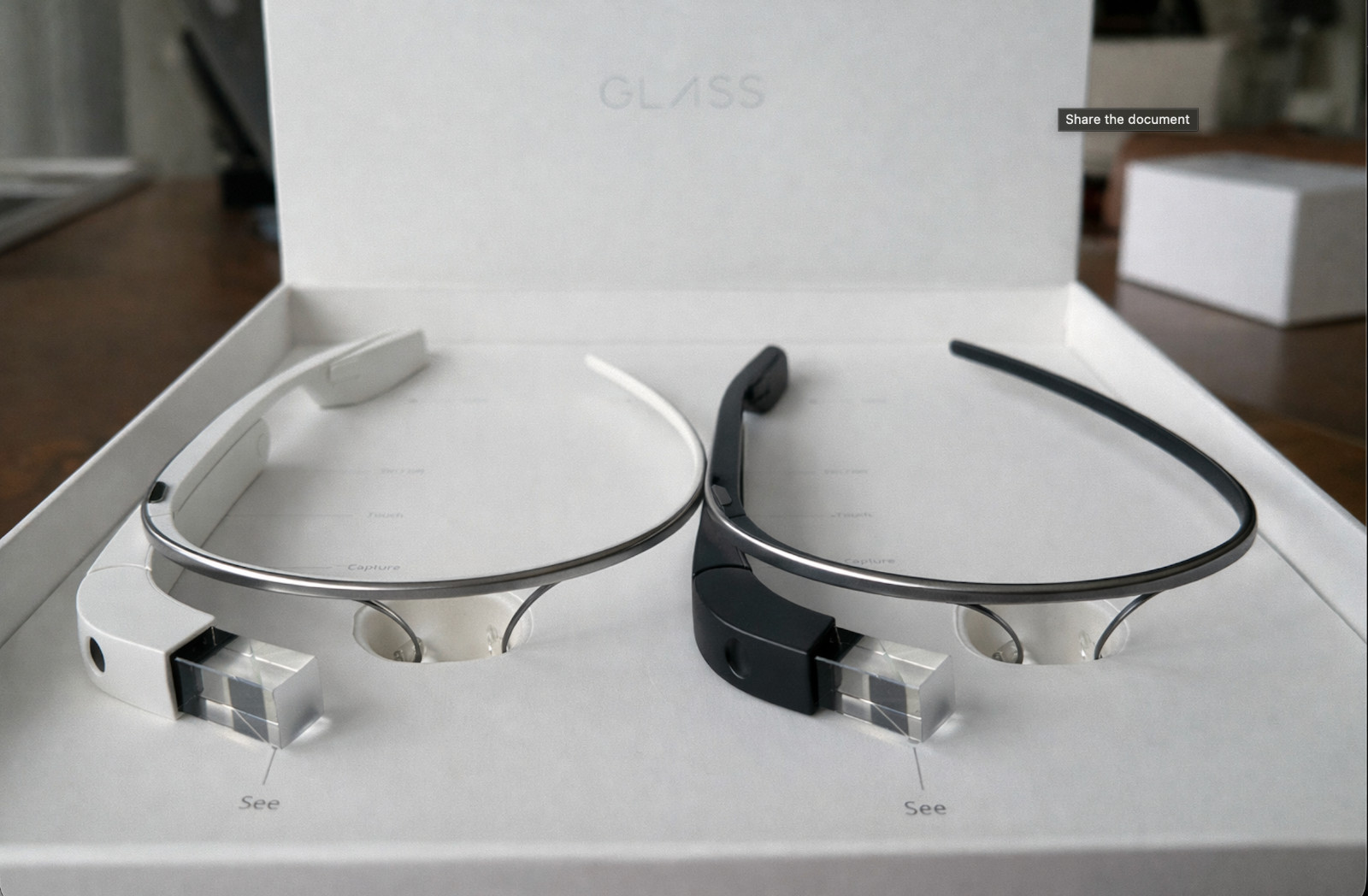 2 NEW SETS OF GOOGLE GLASS EXPLORER EDITION FULL KITS XE-C