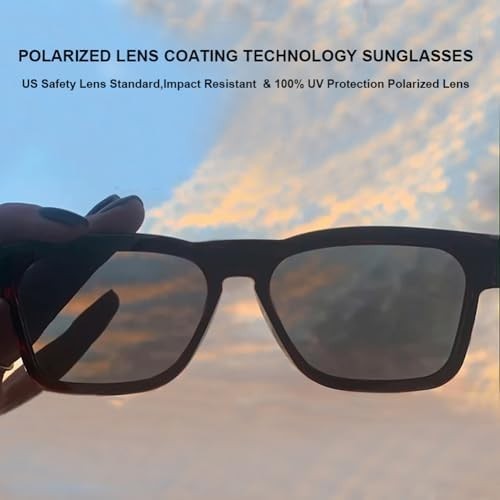 OhO Smart Glasses Polarized Bluetooth Sunglasses with Speaker UV Voice Control