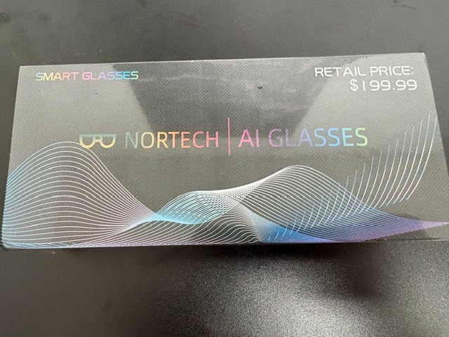 NORTECH AI Smart Glasses Bluetooth Audio Translation Calls UV400 NEW Sealed