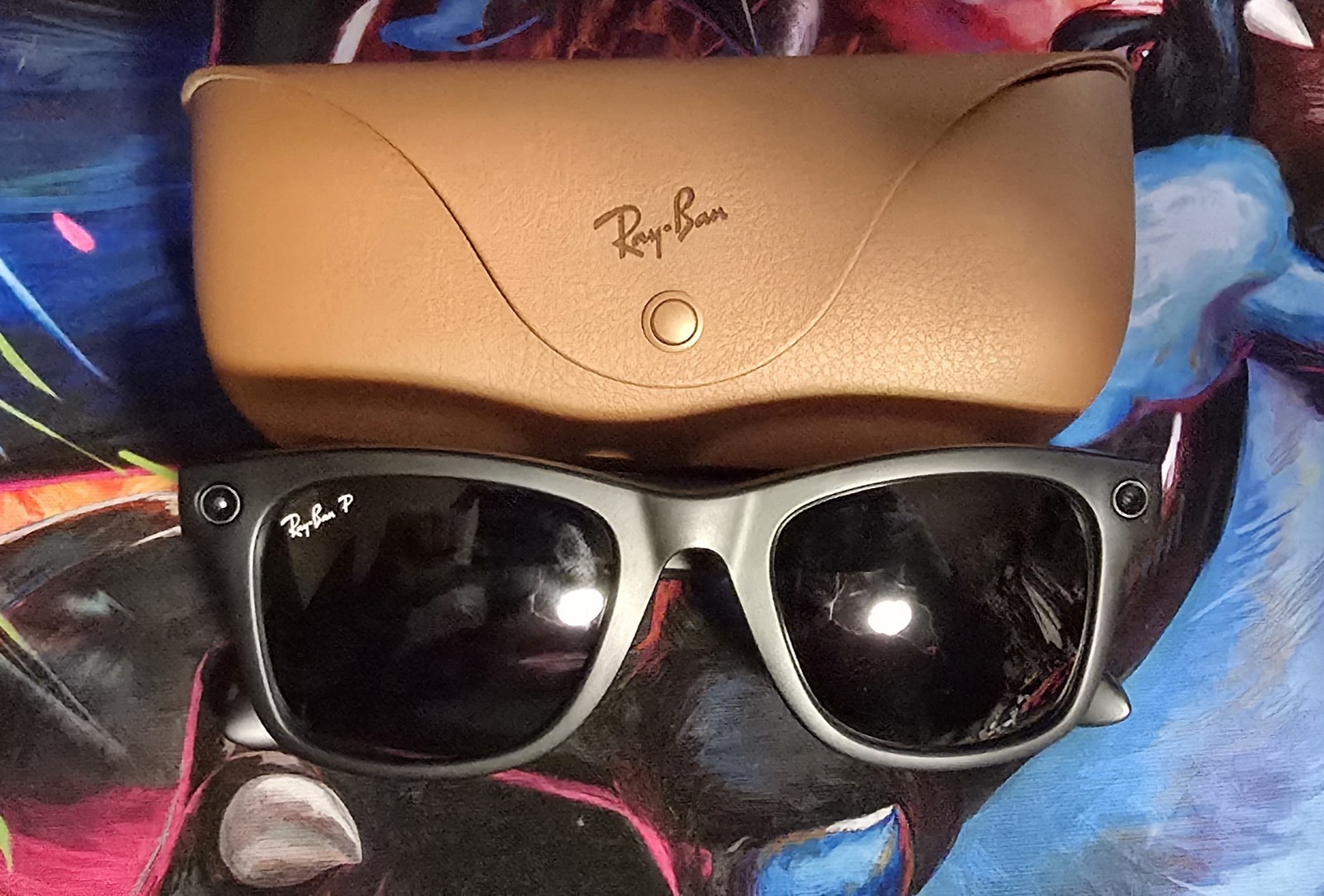 Ray-Ban Meta Wayfarer Smart Sunglasses RW4008 Black, FLAWLESS