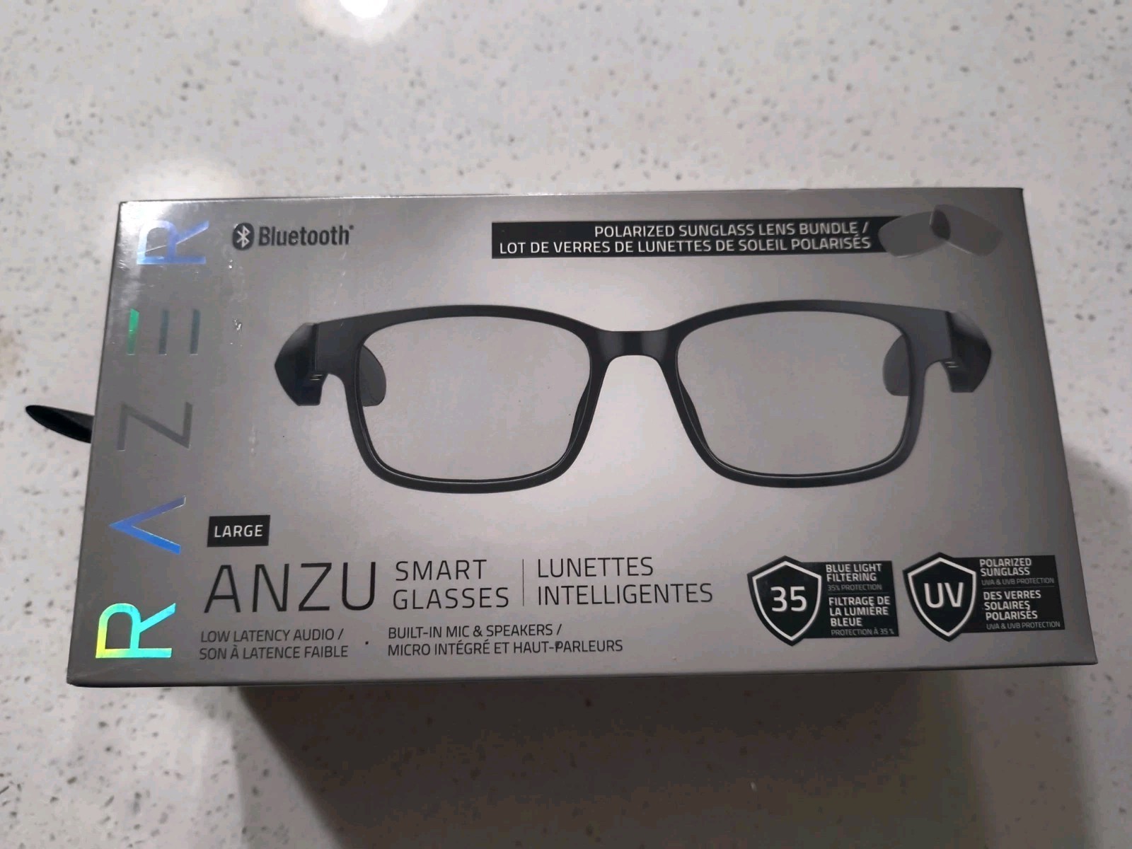 Razer Anzu Large Bluetooth Smart Glasses Polarized Sunglasses