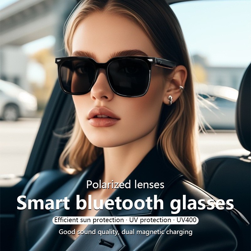 GS01 COMFORTABLE POLARIZED SMART GLASSES UV PROTECTION OLED Display Bar