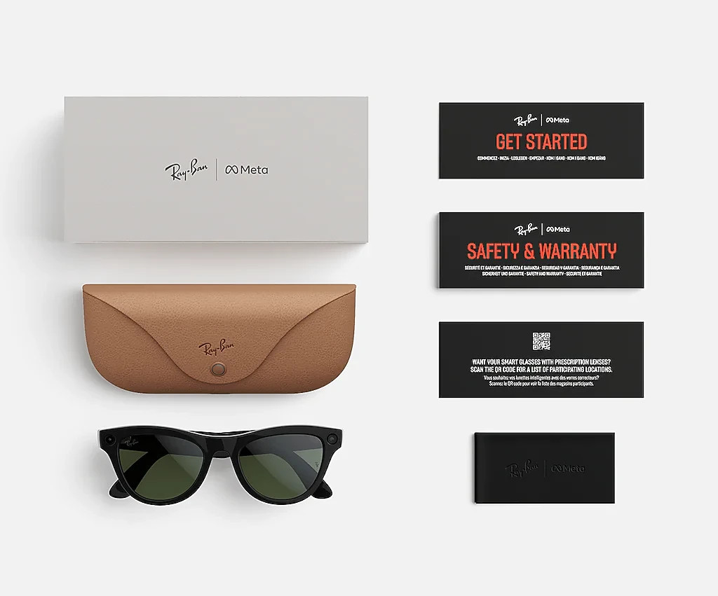 Ray Ban Meta Skyler (Gen 2) Pink Frame – Clear to Brown Transitions – RW4014