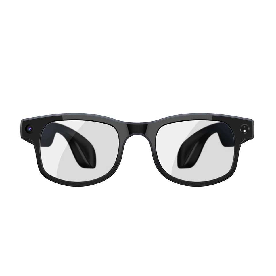 AI smart glasses with built-in camera support stabilized 1080P video and Bluetoo