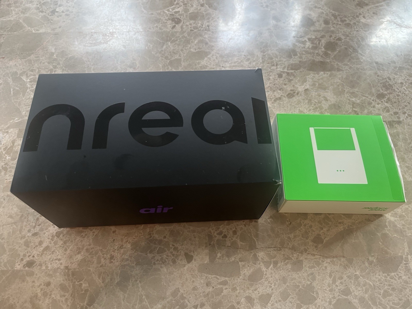 Nreal Air Smart Glasses USB-C Set w/ Nreal Adapter, Cable, Case & Box