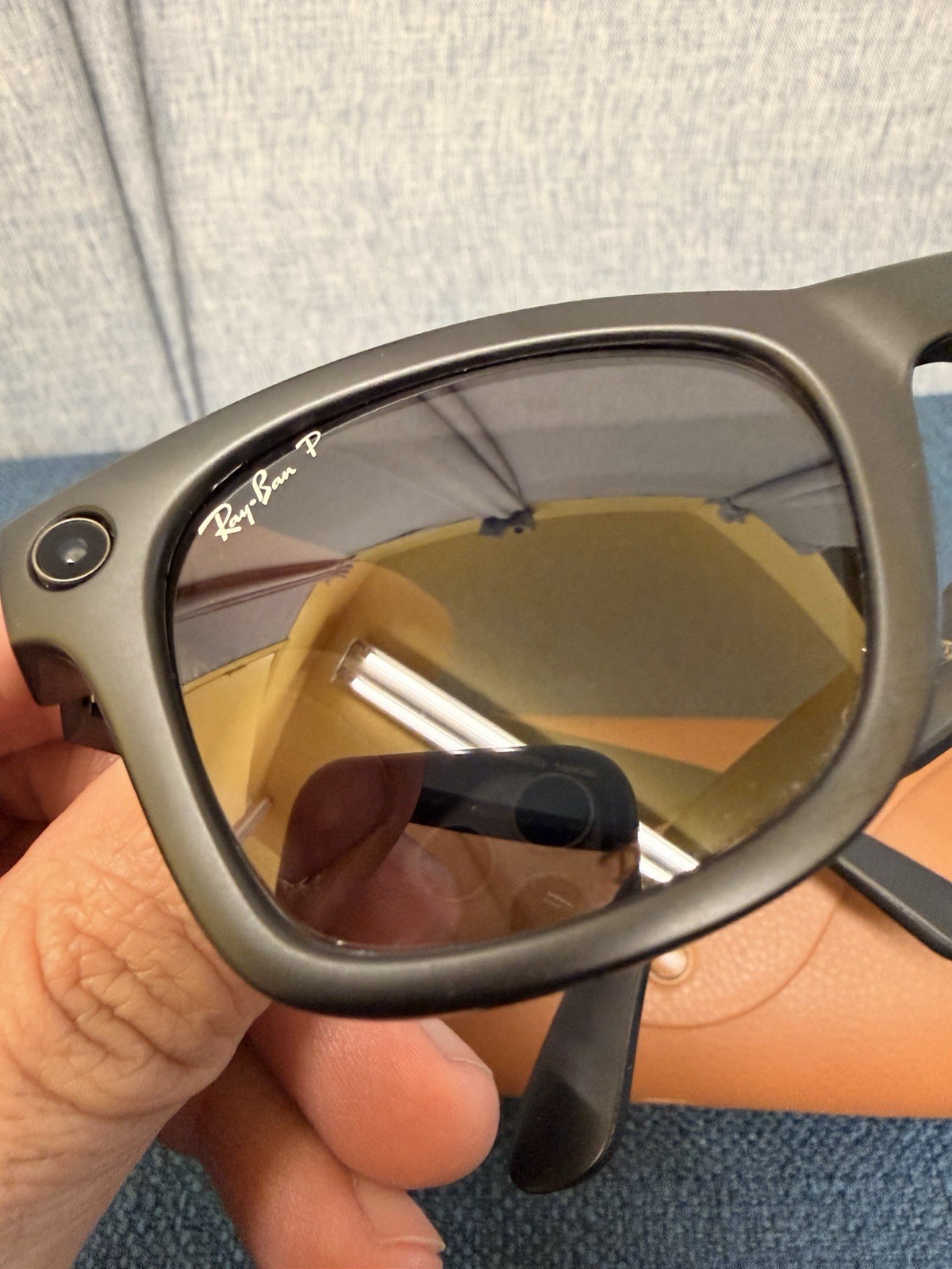Ray-Ban Meta Wayfarer Gen 1 Matte Black Polarized RW4006 601/ST3 Smart Glasses