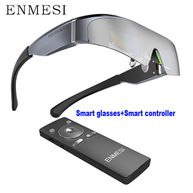 ENMESI V20 AR Glasses 3D Smart 4K UHD OLED 200inch Giant Screen Smart Controller
