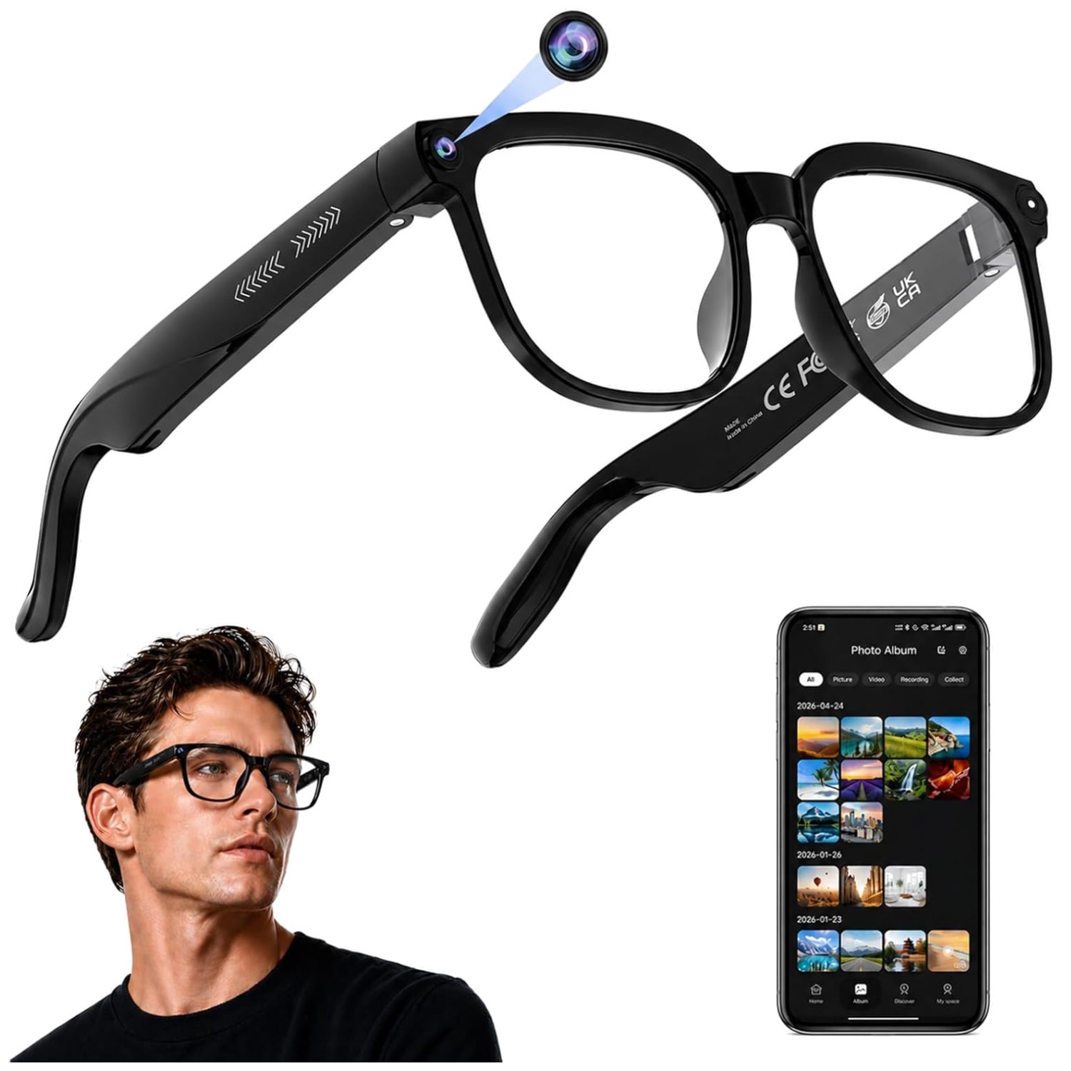 Open-Ear Audio Glasses for Travel with Object Recognition