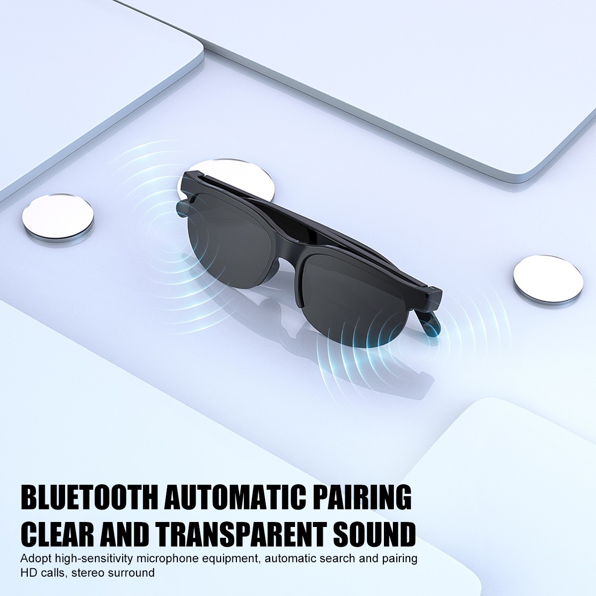 Wireless AI Language Smart Translator Glasses Headset 144 Languages Translation…