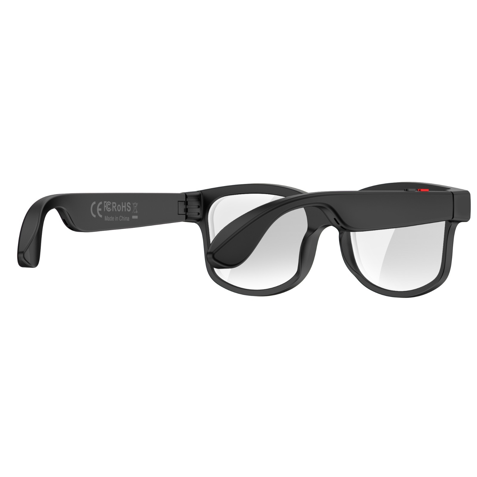 AI Smart Glasses 1080P HD Camera&Video Bluetooth Open-Ear Audio for iOS/Android