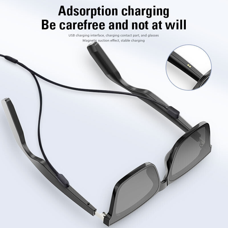 New Smart Bluetooth Audio Glasses with Speakers Music Glasses,Touch Voice -M