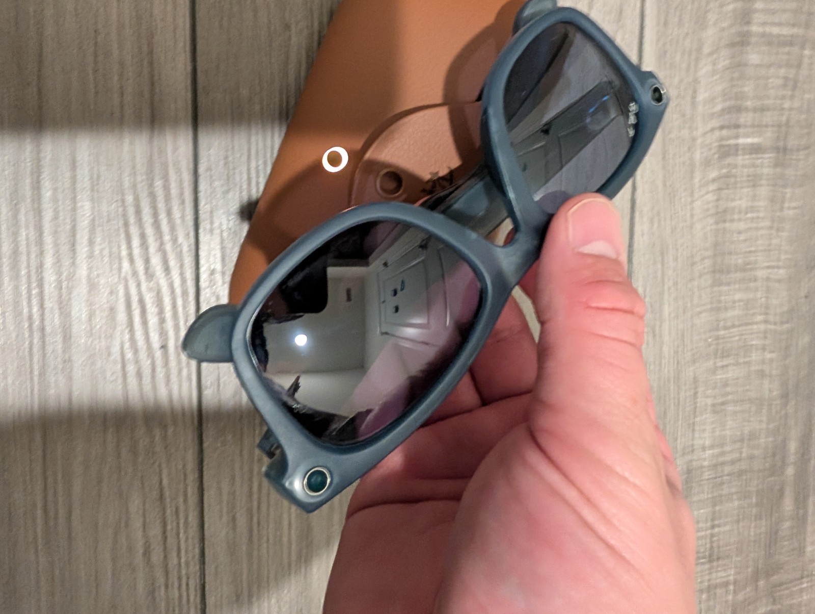 Rayban Meta Smart Glasses Wayfarer Blue See Through Frames