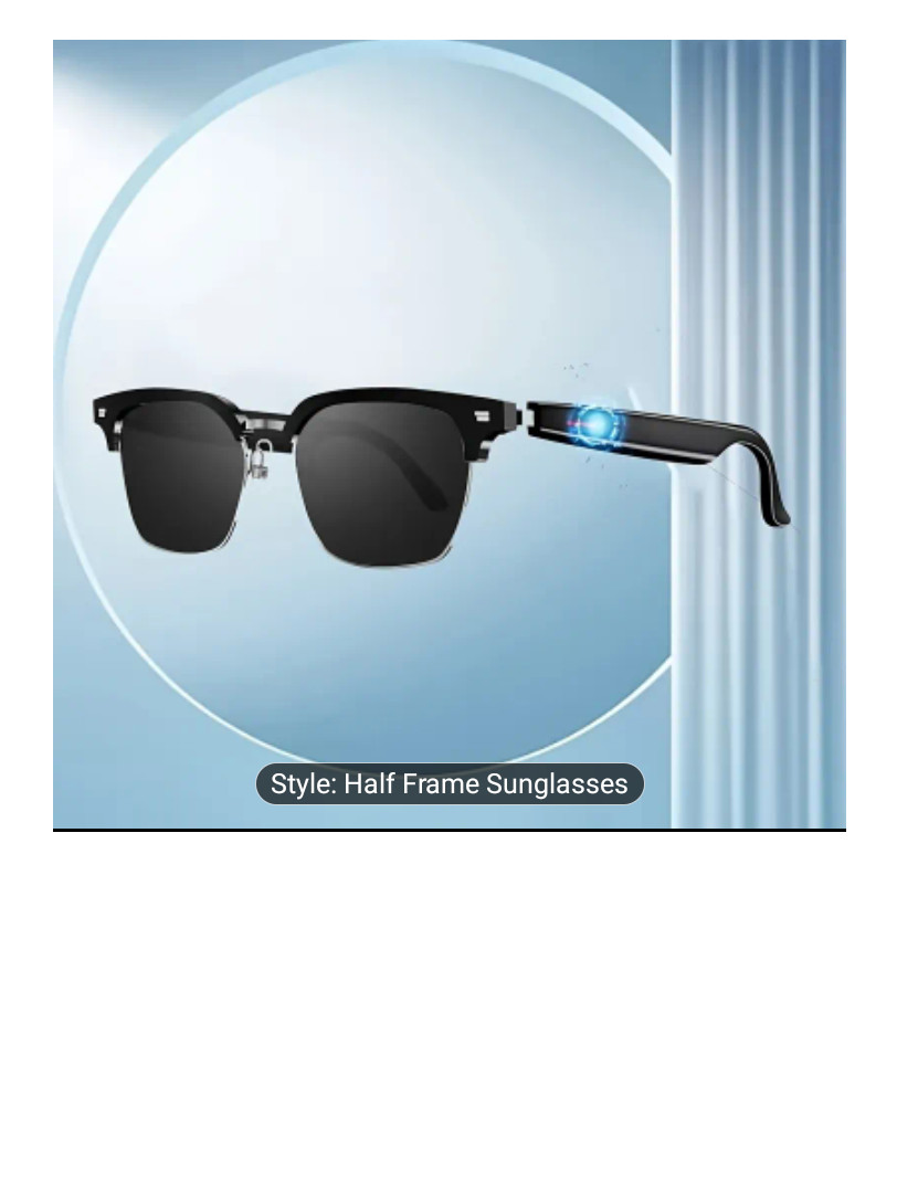 AI Smart Glasses Bluetooth Call Voice Assistant Music Translate Men&Women Travel
