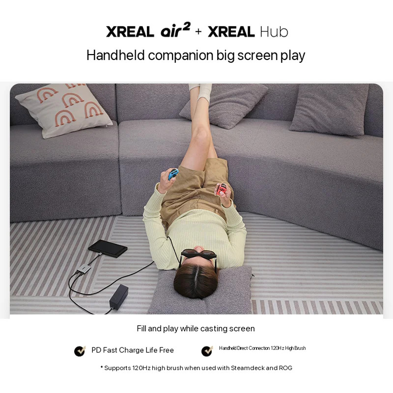 Xreal HUB Plug and Play Charging Converter Accessories for Xreal Air AR Glasses