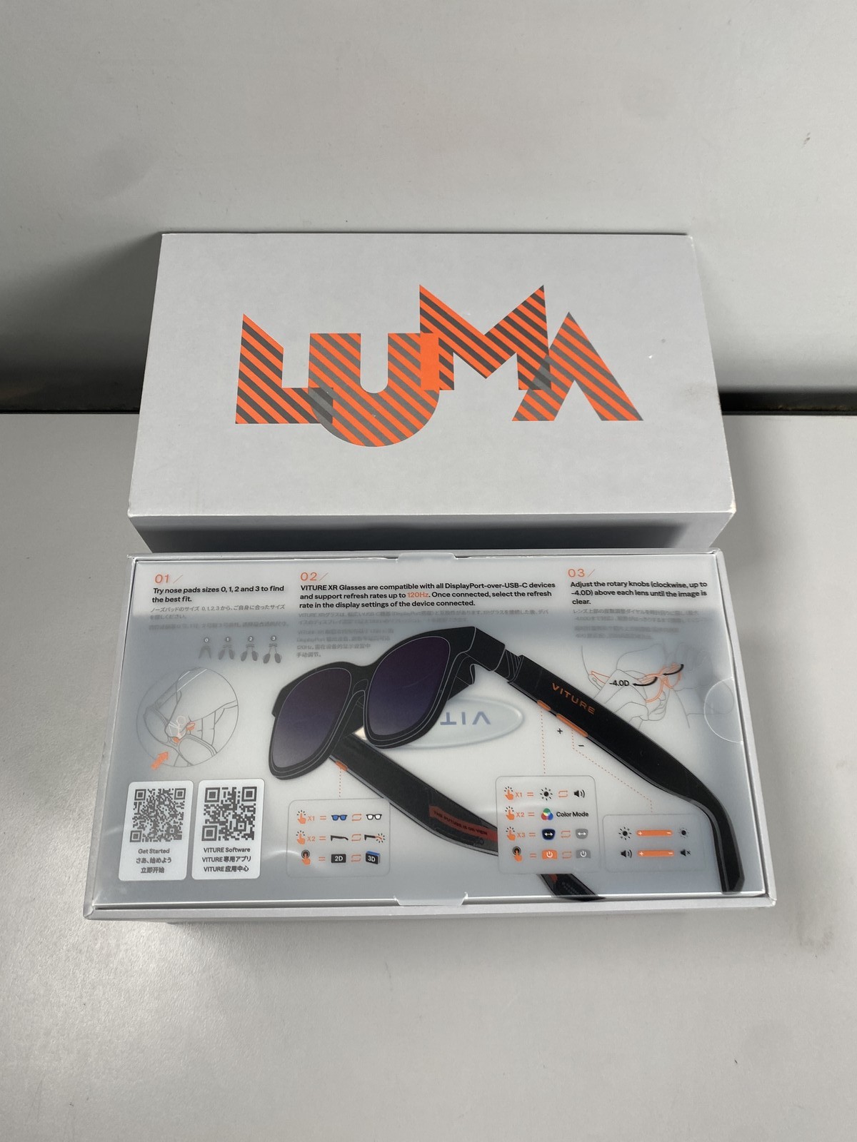 VITURE – Luma Pro XR Glasses – 152 inches 1200p Ultra Sharp Display