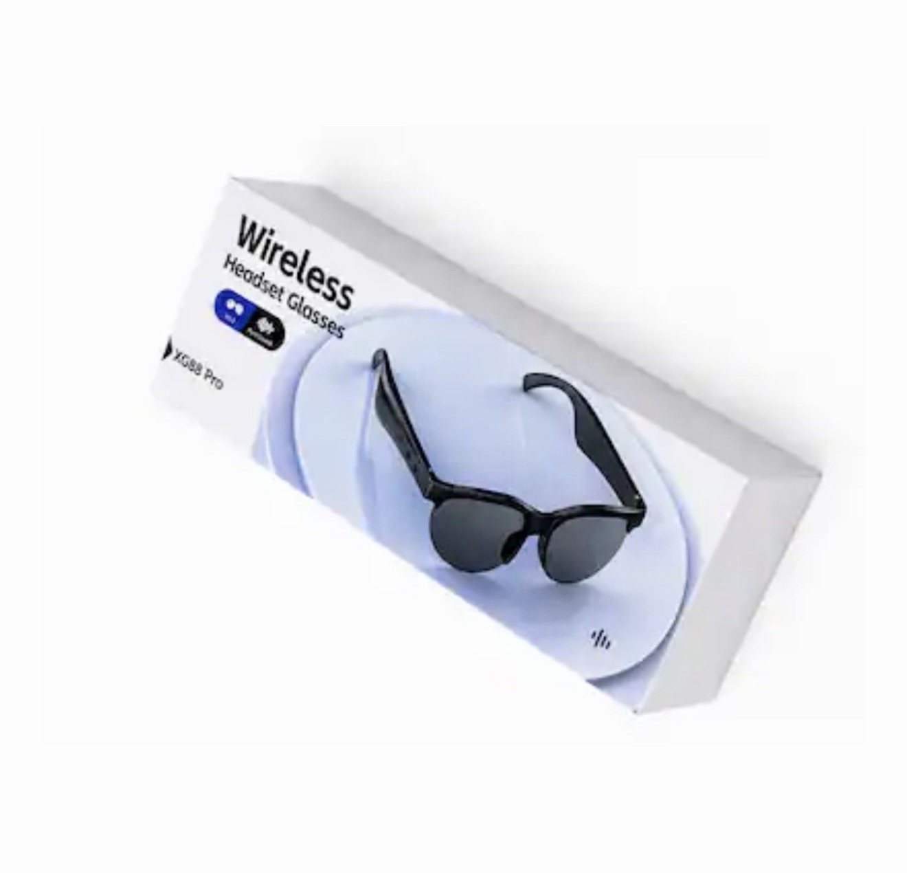 2 in 1 Bluetooth Audio Smart Glasses Wireless Headset USB-C Rechargeable