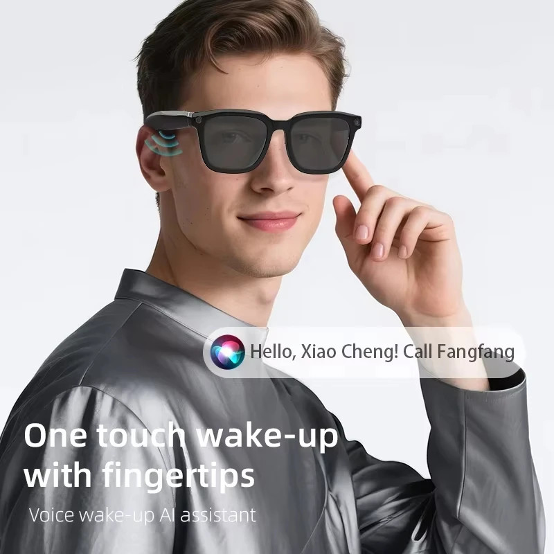 AI Smart Glasses 800W Camera HD Photo Video Voice Translation Bluetooth
