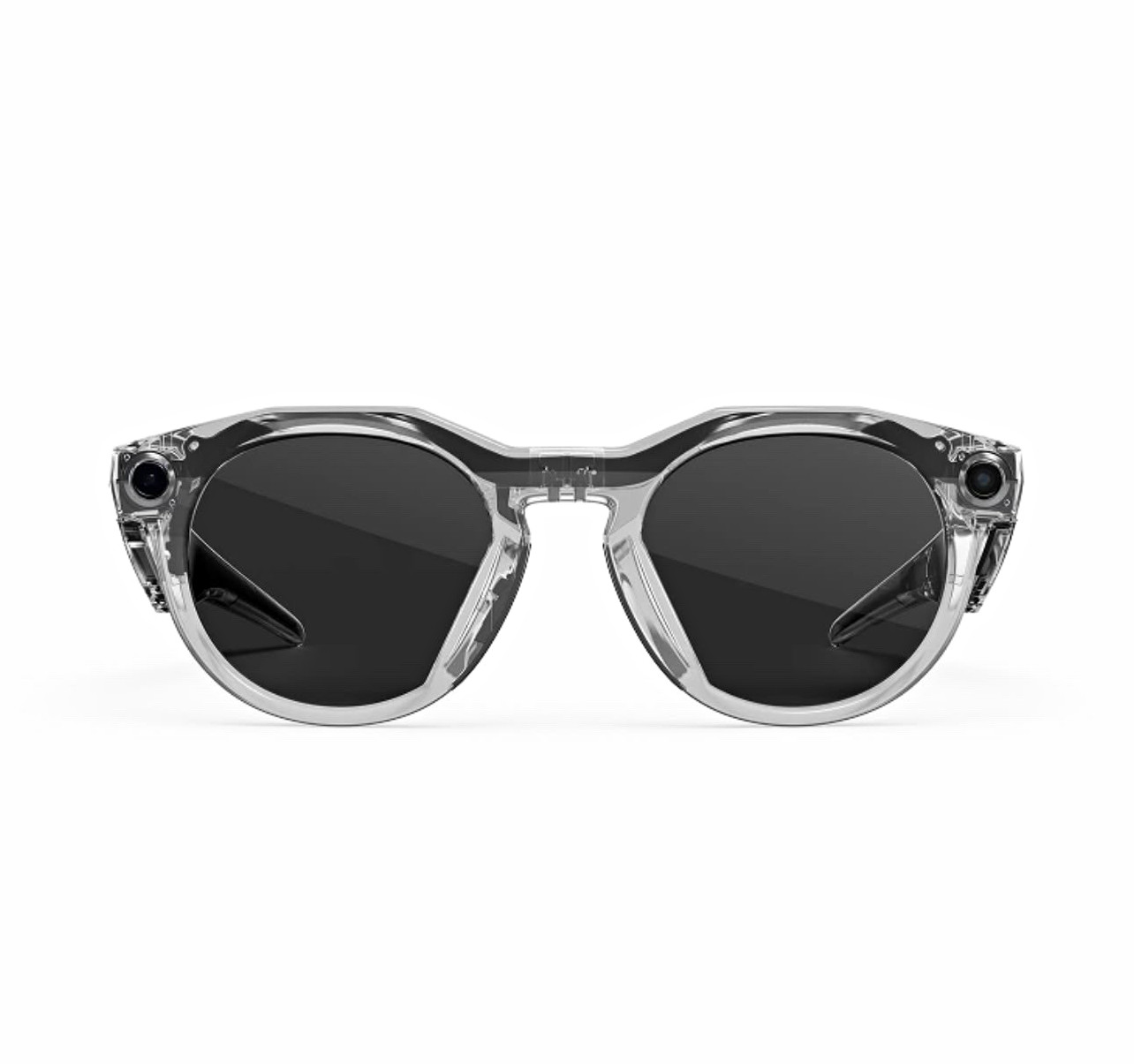 Oakley Meta HSTN Smart Glasses Clear Frame Black Lenses Bluetooth NEW/NO BOX