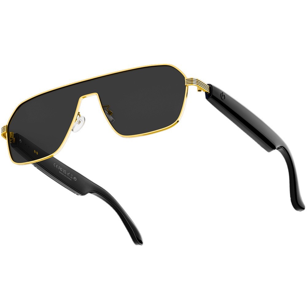 AI Smart Sunglasses Real-Time Translation Bluetooth Call Music UV Protection