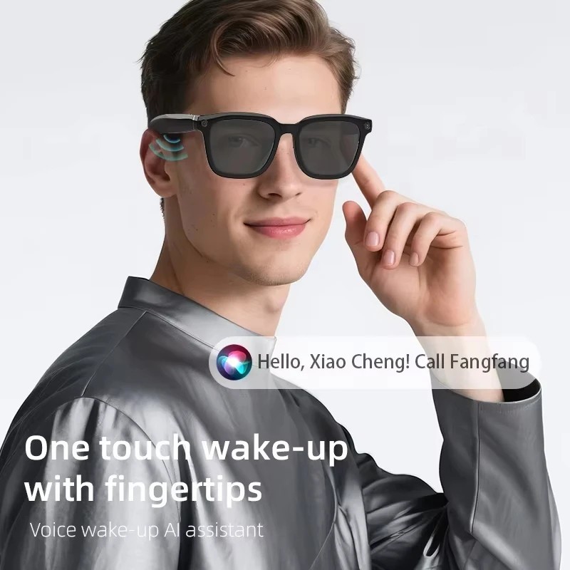 AI Smart Glasses 800W HD Camera Video Recorder Translation Voice Call Bluetooth