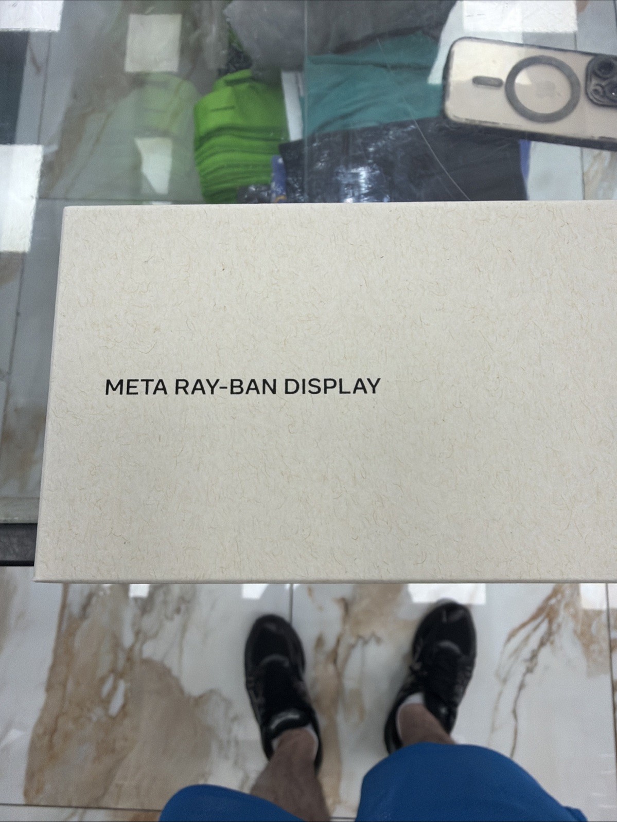 Meta Ray-Ban Display Ai Smartglasses STANDARD Frames – Band Size 3 Shiny Black