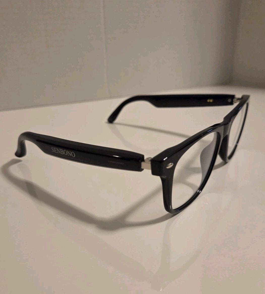 SENBONO E13 Smart Glasses Bluetooth Call/Music/Voice Blue Light – FULL-RIM FRAME