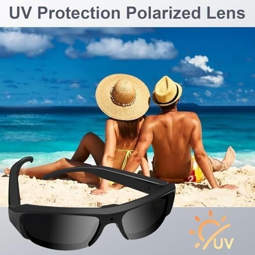 Camera Sunglasses Sports Action Smart Glasses Cam 1080P Video Camera Glasses UV