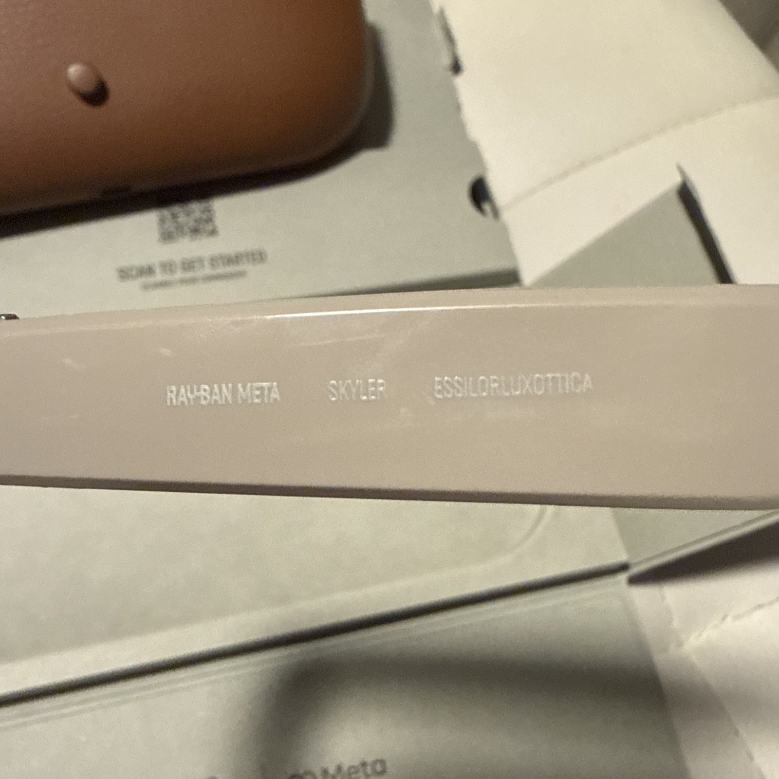 Ray-Ban Meta Wayfarer Shiny Chalky Gray (SKYLER RW4010 ) Smart Glasses