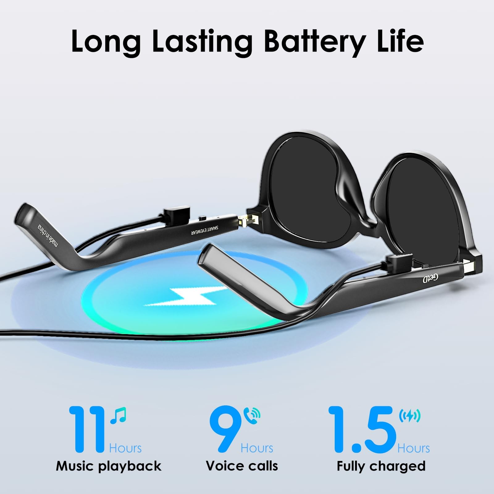 GetD 2026 New AI Glasses for Men and Women, Smart Sunglasses Powered by ChatG…