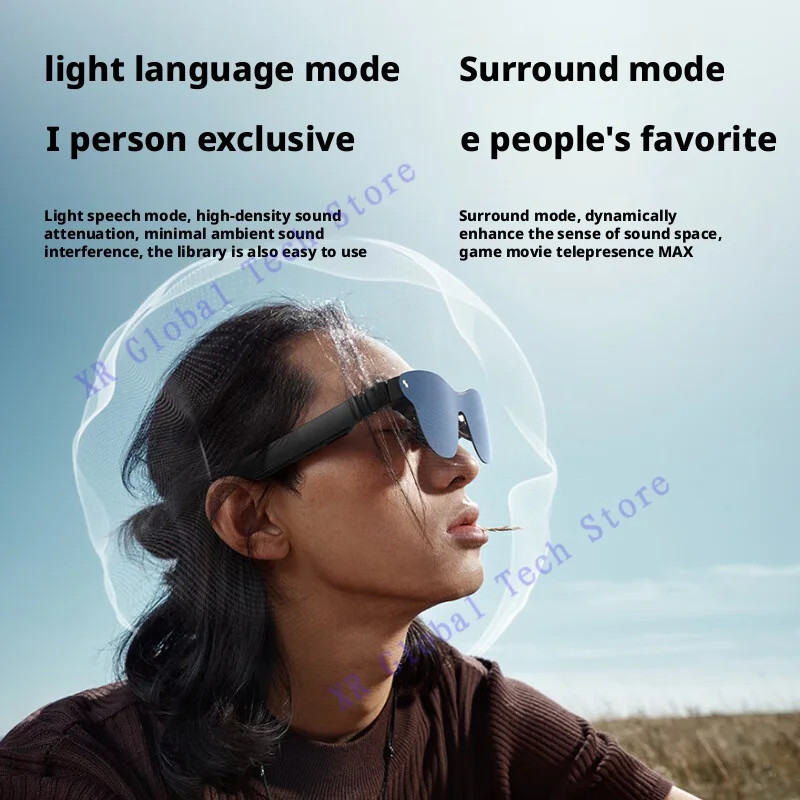 RayNeo Air 4 Pro smart AR glasses,Supports HDR10, 3840Hz, 4 speakers