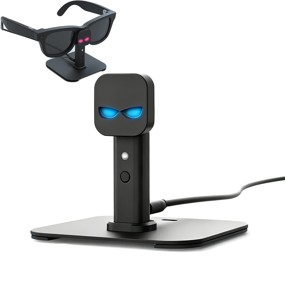For Meta Oakley HSTN/Scriber AI Glasses Dual USB C Breathing Light Charging Dock